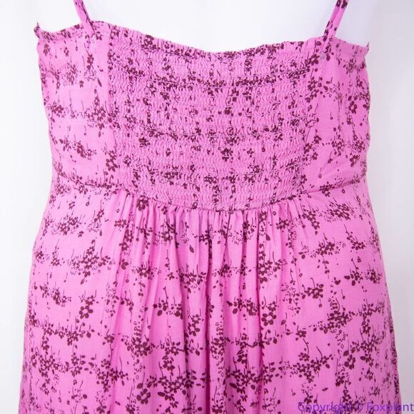 NEW Intimately Free People Caught Up Printed Slip Dress, Pink, Large - Picture 10 of 16